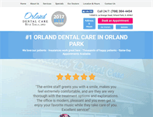 Tablet Screenshot of orlanddentalcare.com